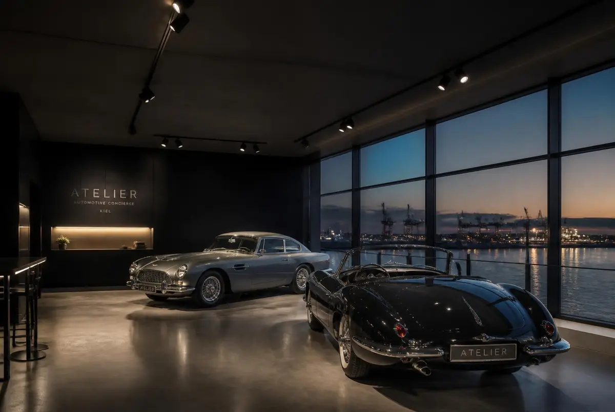 Michael Zimmer Atelier — private vehicle showroom in Kiel